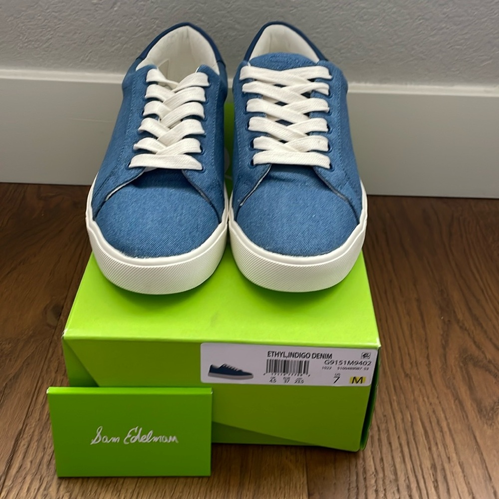 Sam Edelman Ethyl, Indigo Denim sneaker